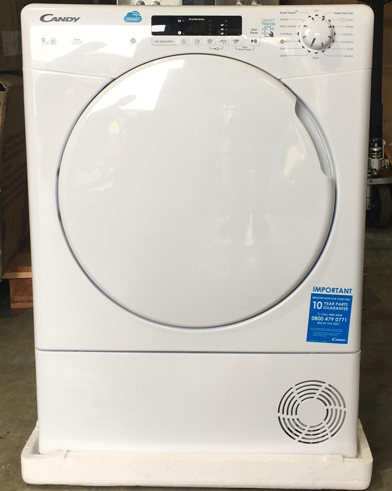 Candy CS C9DF White Freestanding Condenser Tumble dryer, 9kg - 4718