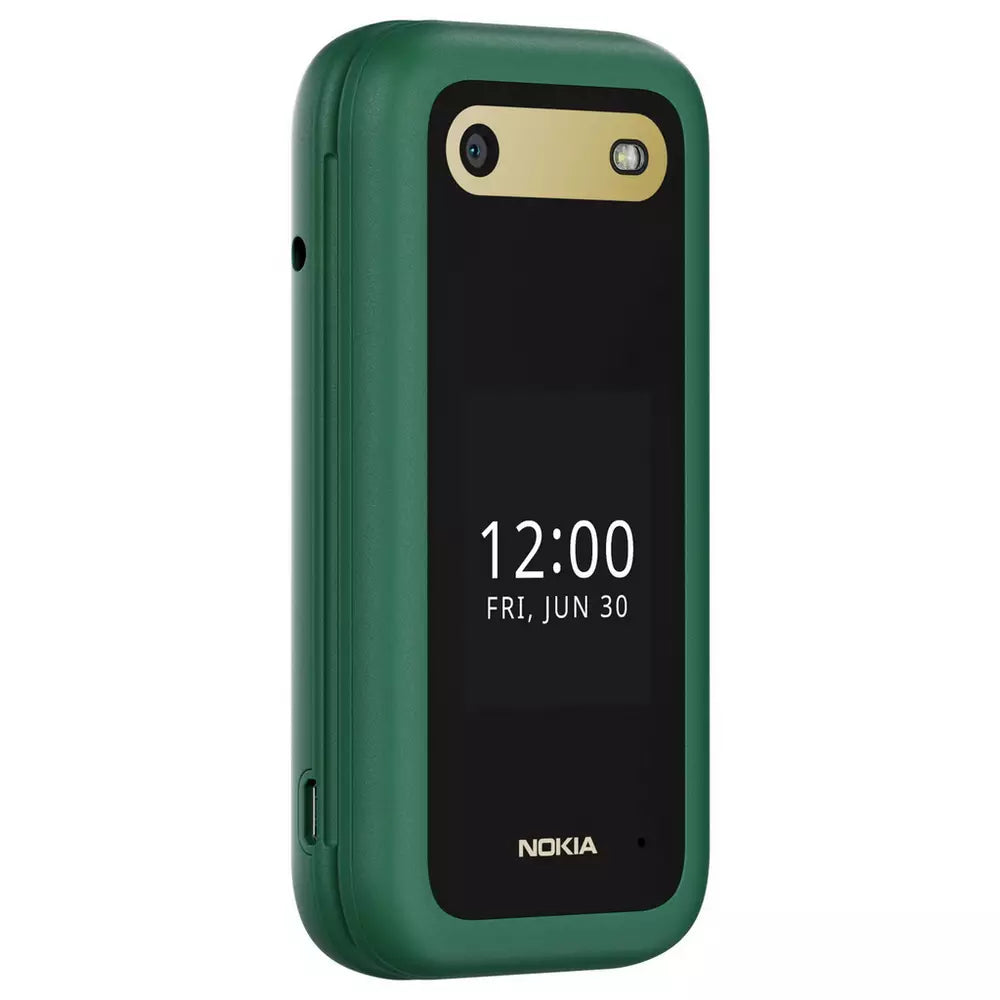 SIM Free Nokia 2660 Flip Mobile Phone - Green 8017