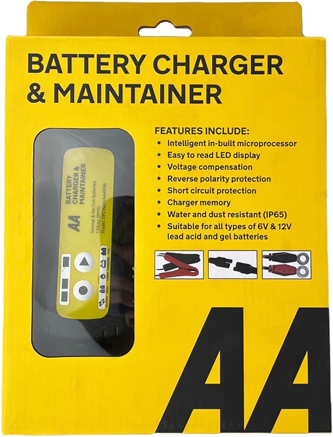 AA AA4956 Car Battery Charger Maintainer-4956