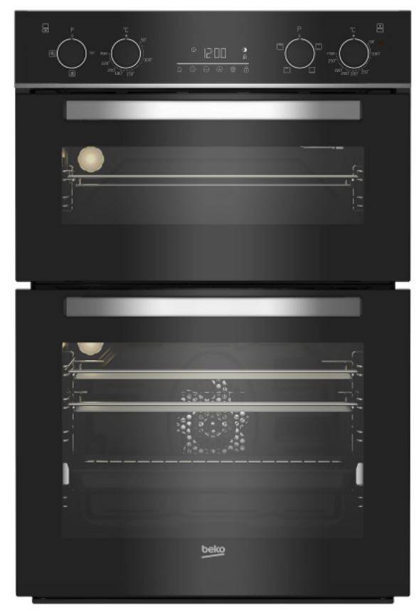 Beko BBDQF24300B Black Built-in Double Oven - X-Display - 2696