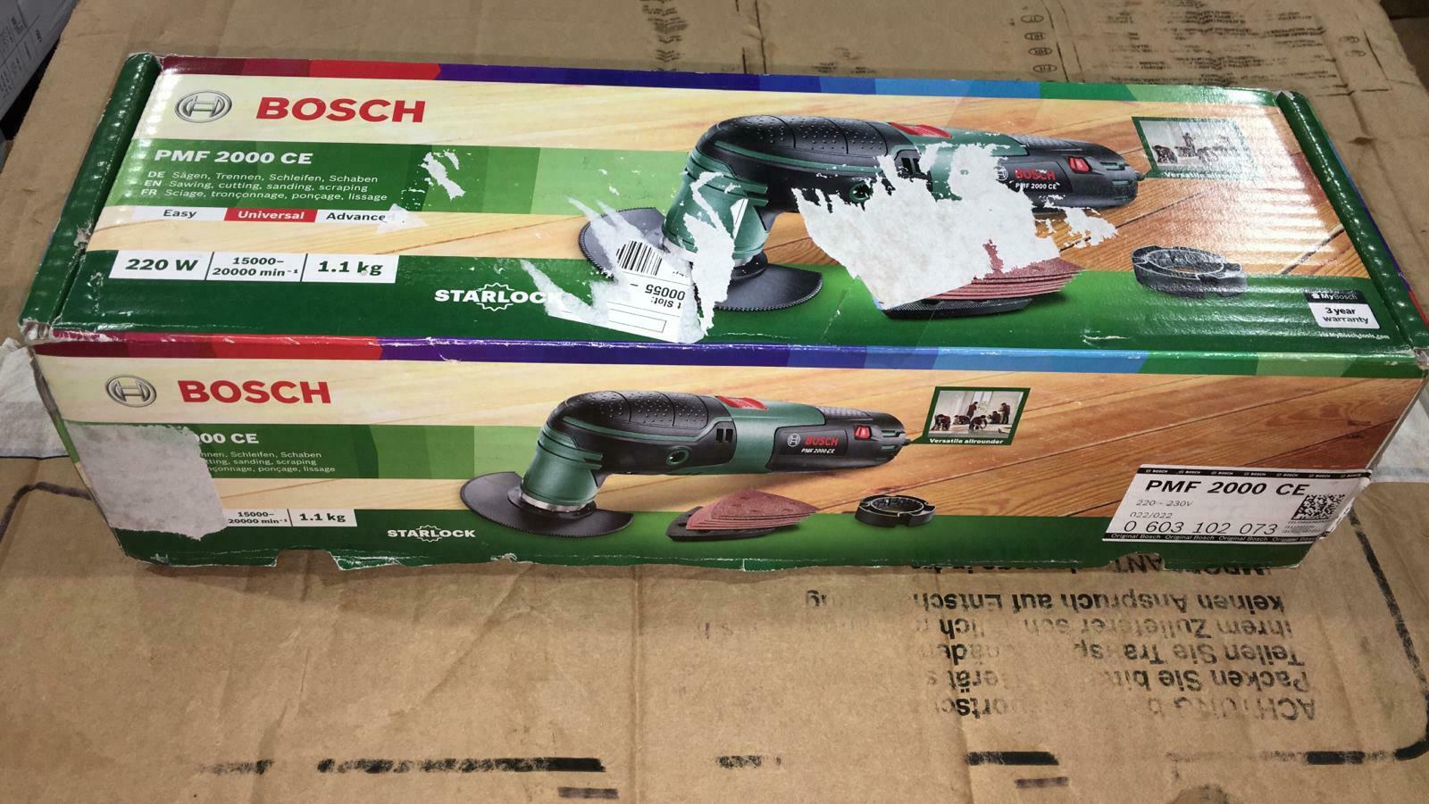 Bosch 240V 220W Corded Multi tool PMF 2000 CE - Used UVG 0591