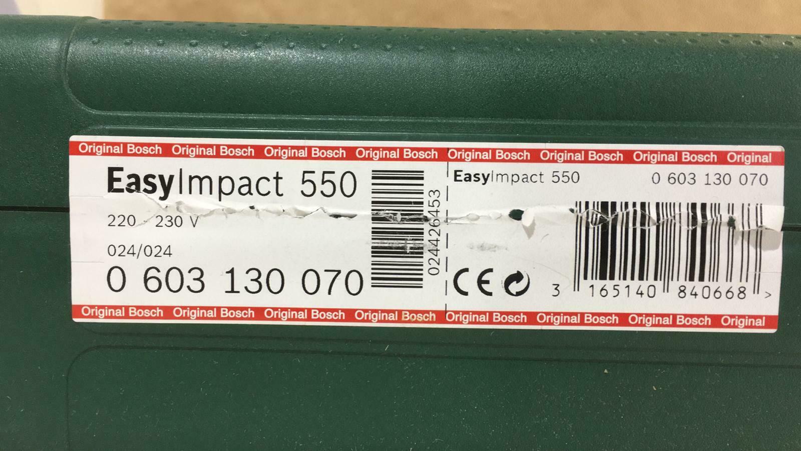 Bosch 550W 240V Corded Hammer drill Easy Impact 550- 0668