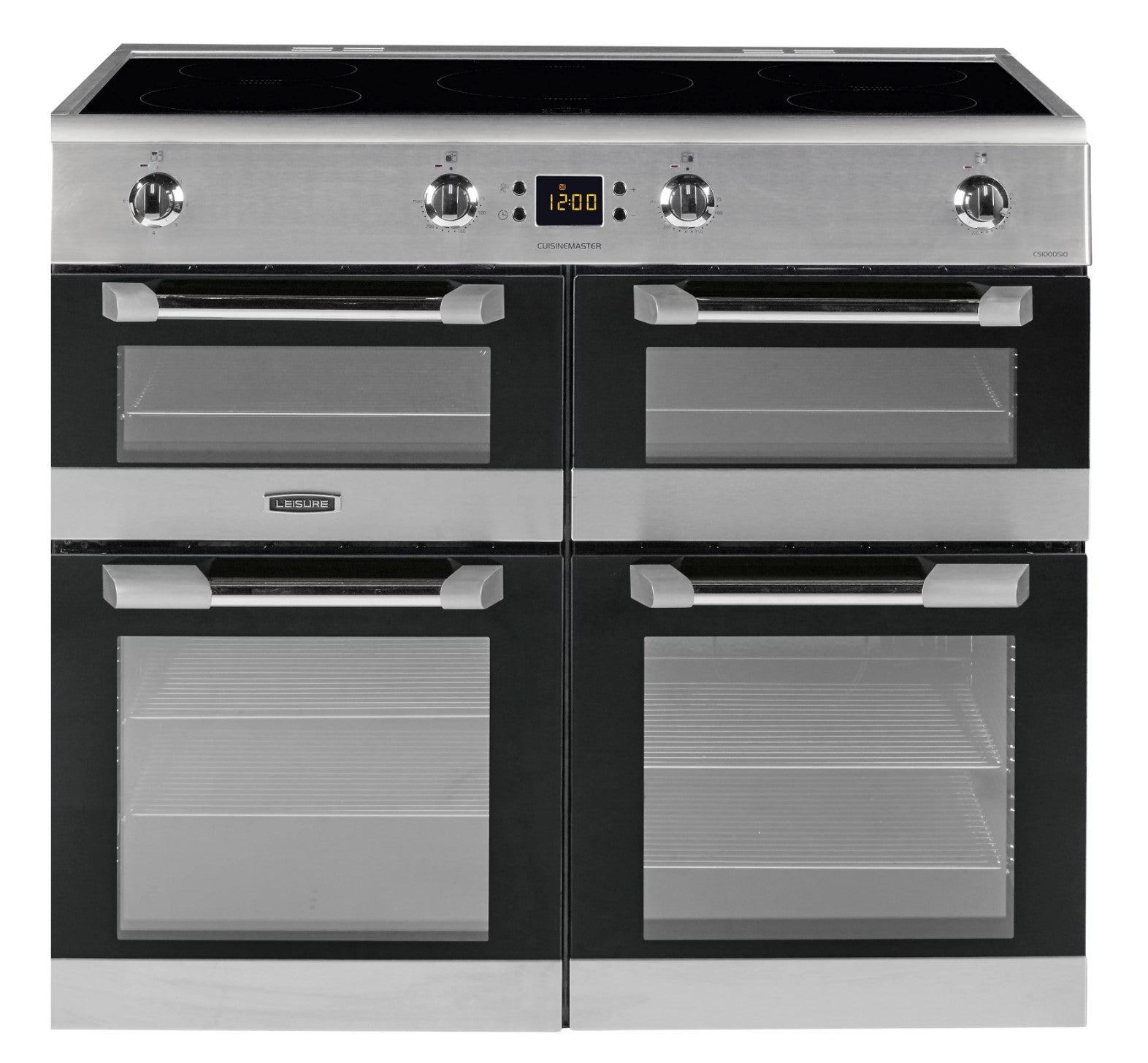 Leisure Cuisinemaster cooker-Induction Hob Freestanding  Silver-CS100D510X 6733