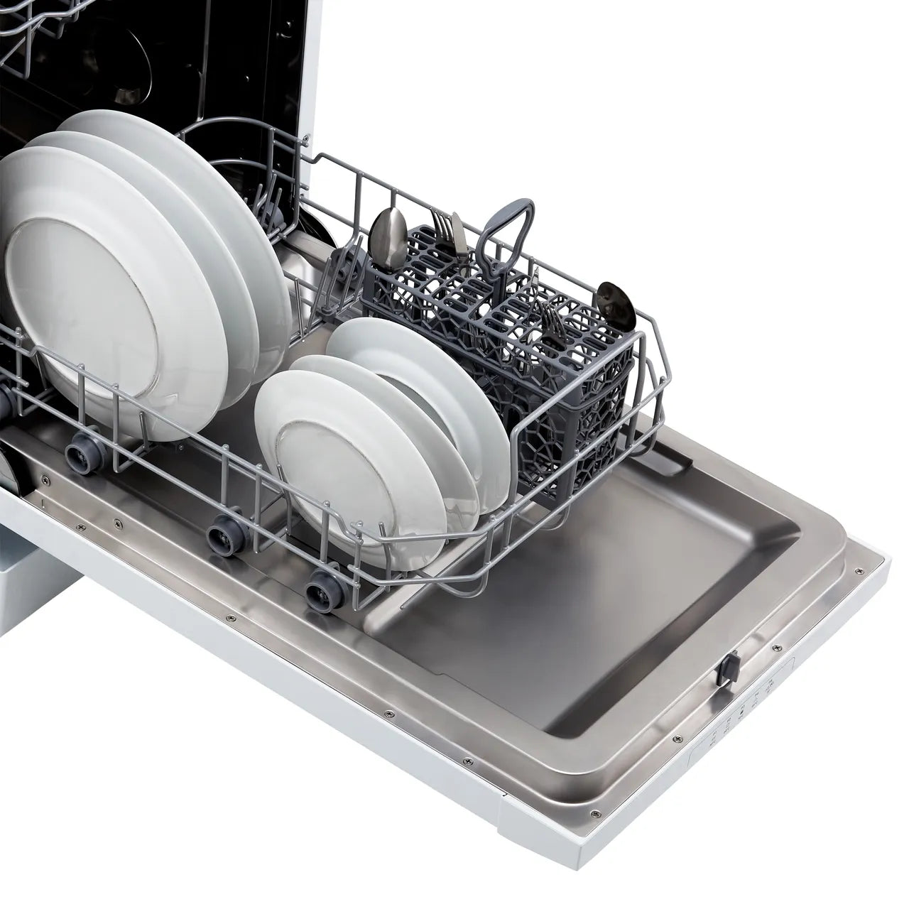 Candy CDPH2L1049W Freestanding White Slimline Dishwasher 0237