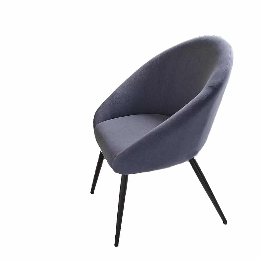 Colenso Dark blue Linen effect Relaxer chair 