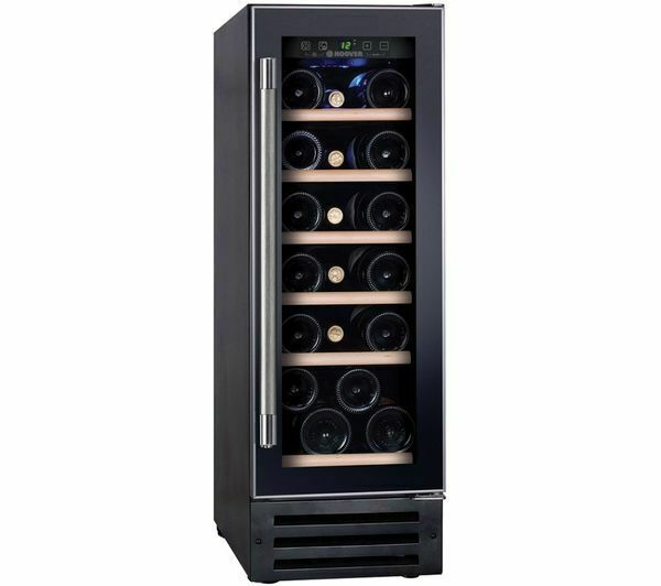 Hoover HWCB30UK Wine Cooler Integrated 19 Bottle Single Zone 30cm Black