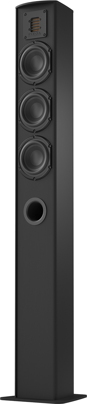 Piega Switzerland TMicro 60 AMT Premium Standing Two Speakers Black Anodized 113