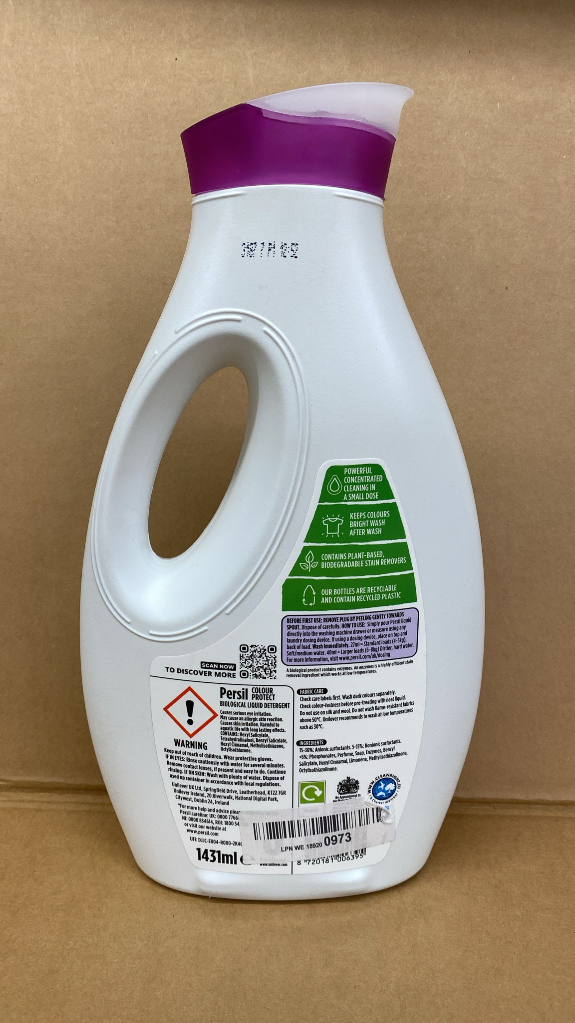 Persil Colour Liquid Laundry Detergent 53 Wash 1.431L 6395