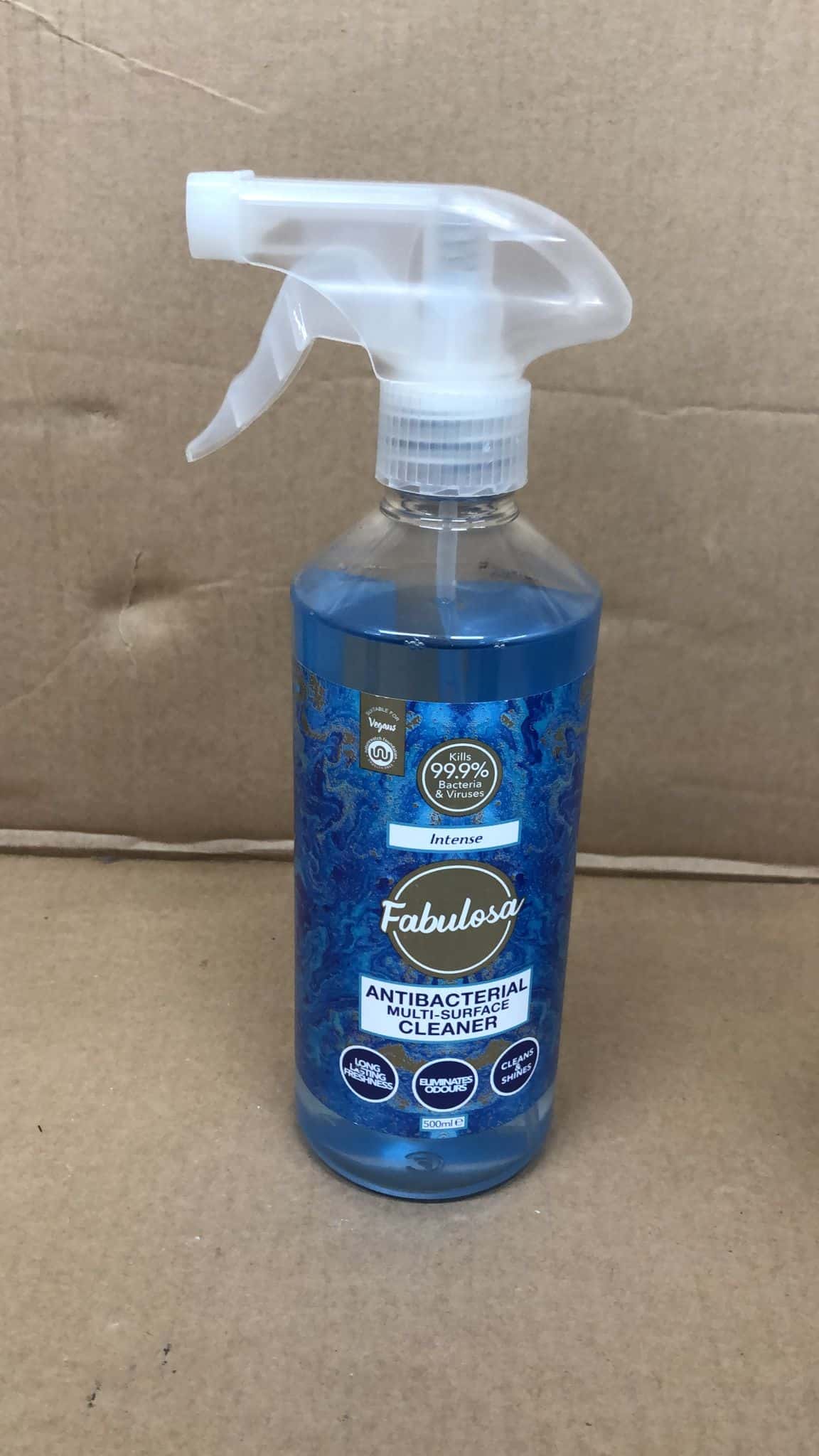 5x Fabulosa Multi-Purpose Antibacterial Disinfectant Spray Intense 500ml QTY5-0243