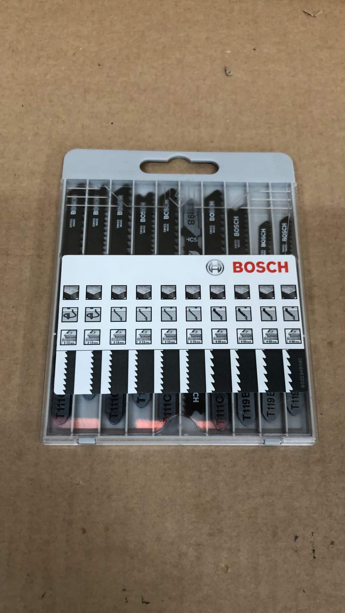 Bosch 2607010629 X-Pro Line Wood Jigsaw Blade Set - Pack of 10 9353