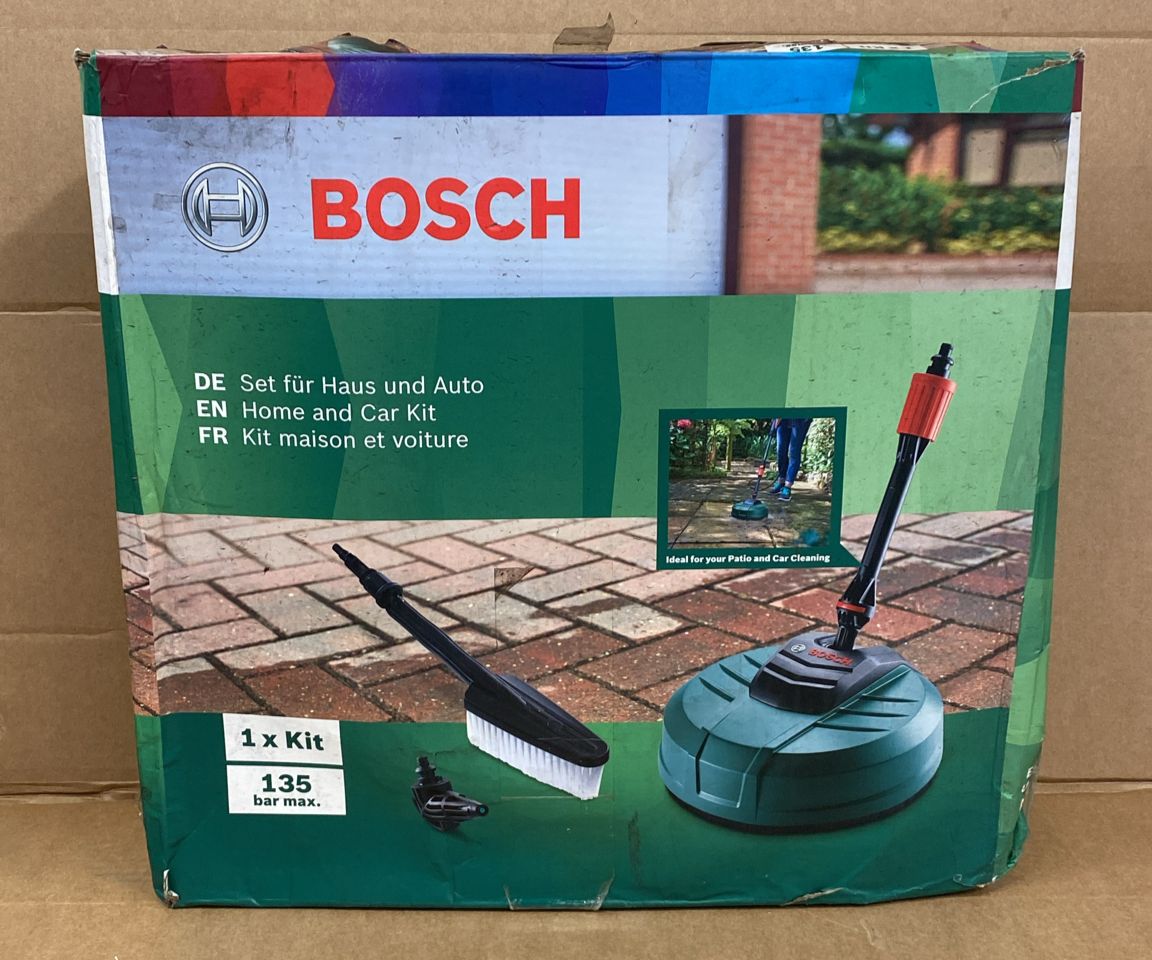 Bosch 3 piece 0.06m Pressure washer attachment kit-3305