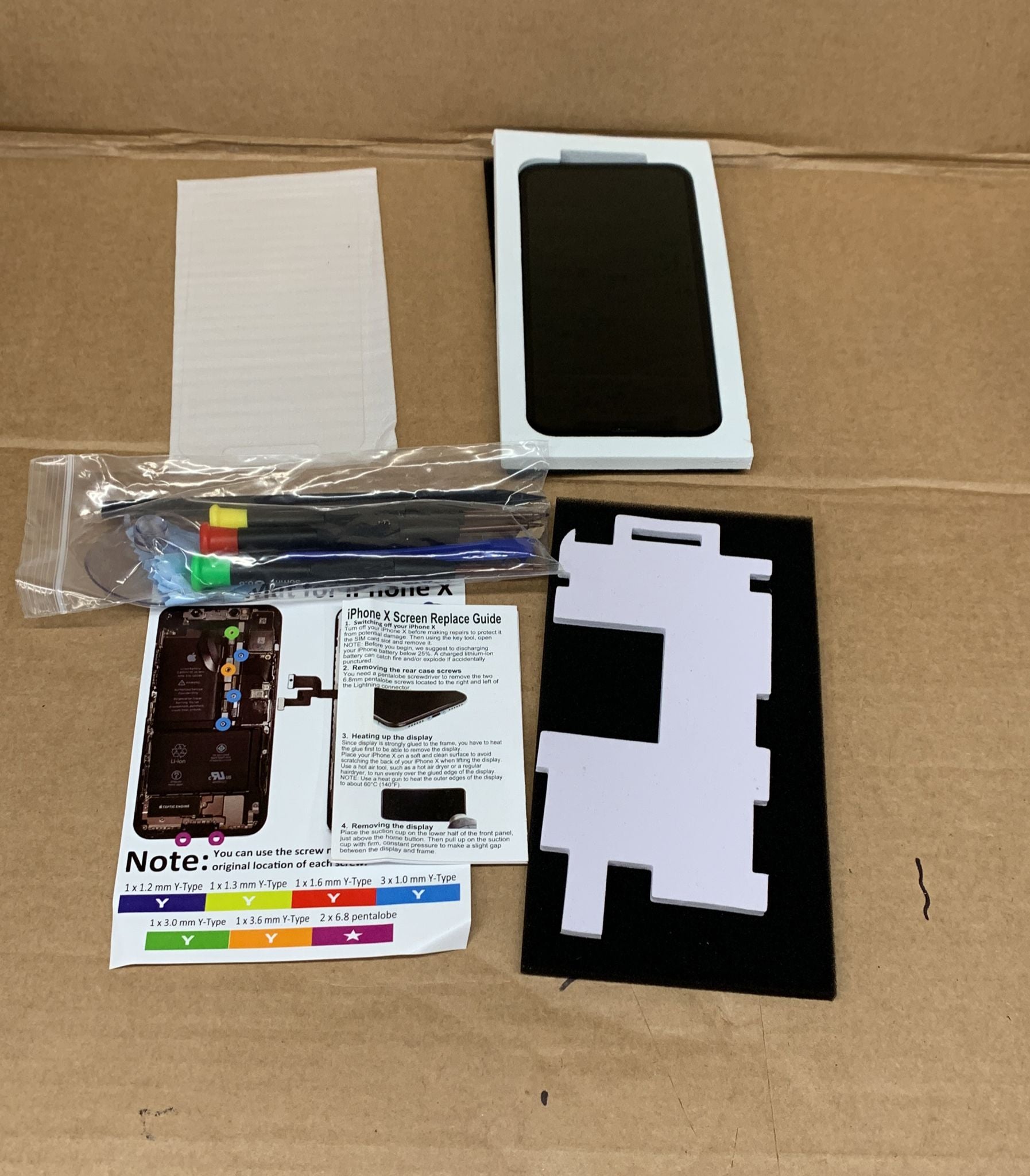 Brinonac for iPhone X OLED Screen Replacement Kit-0942