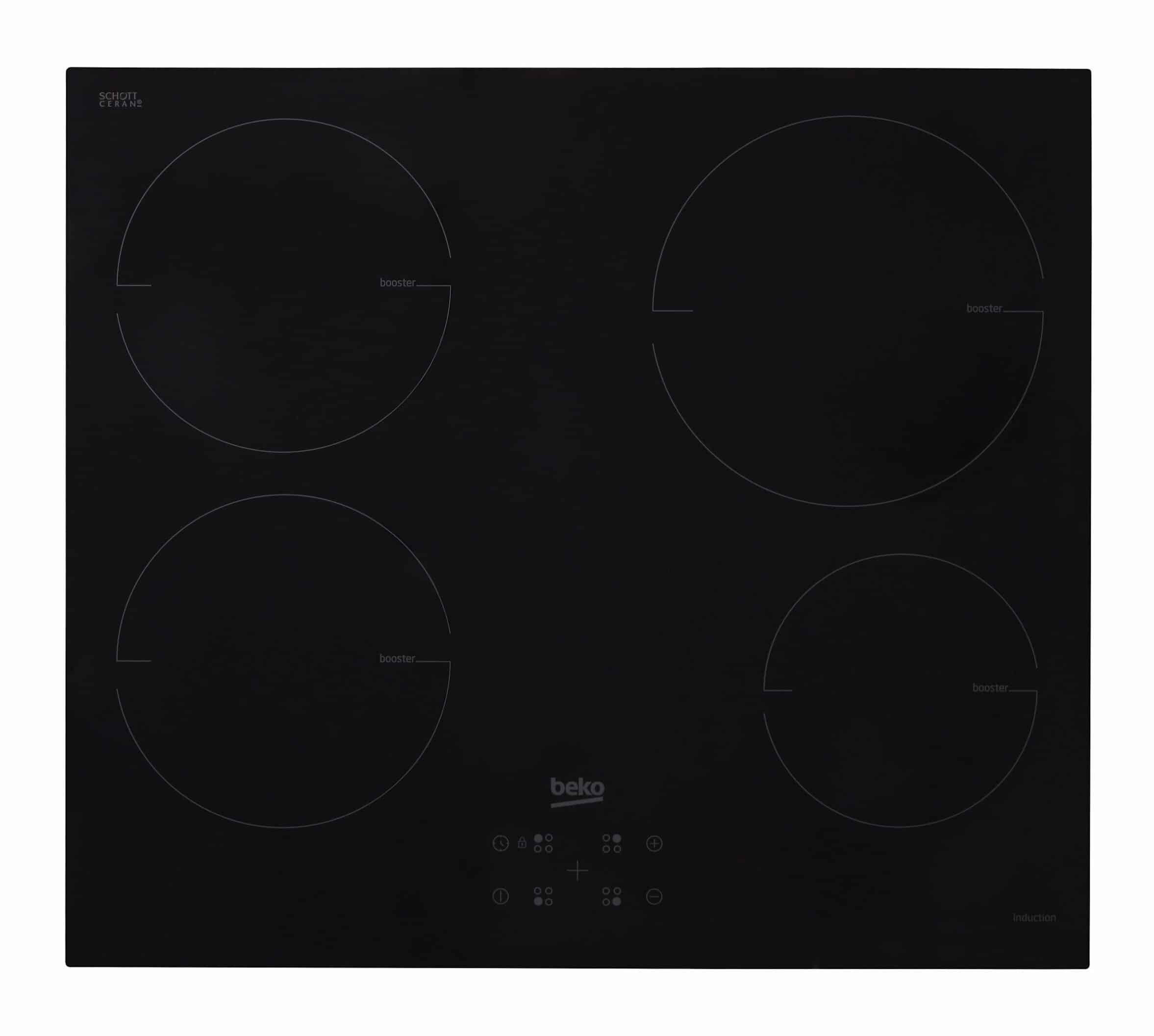Induction Hob 4 Zone Glass