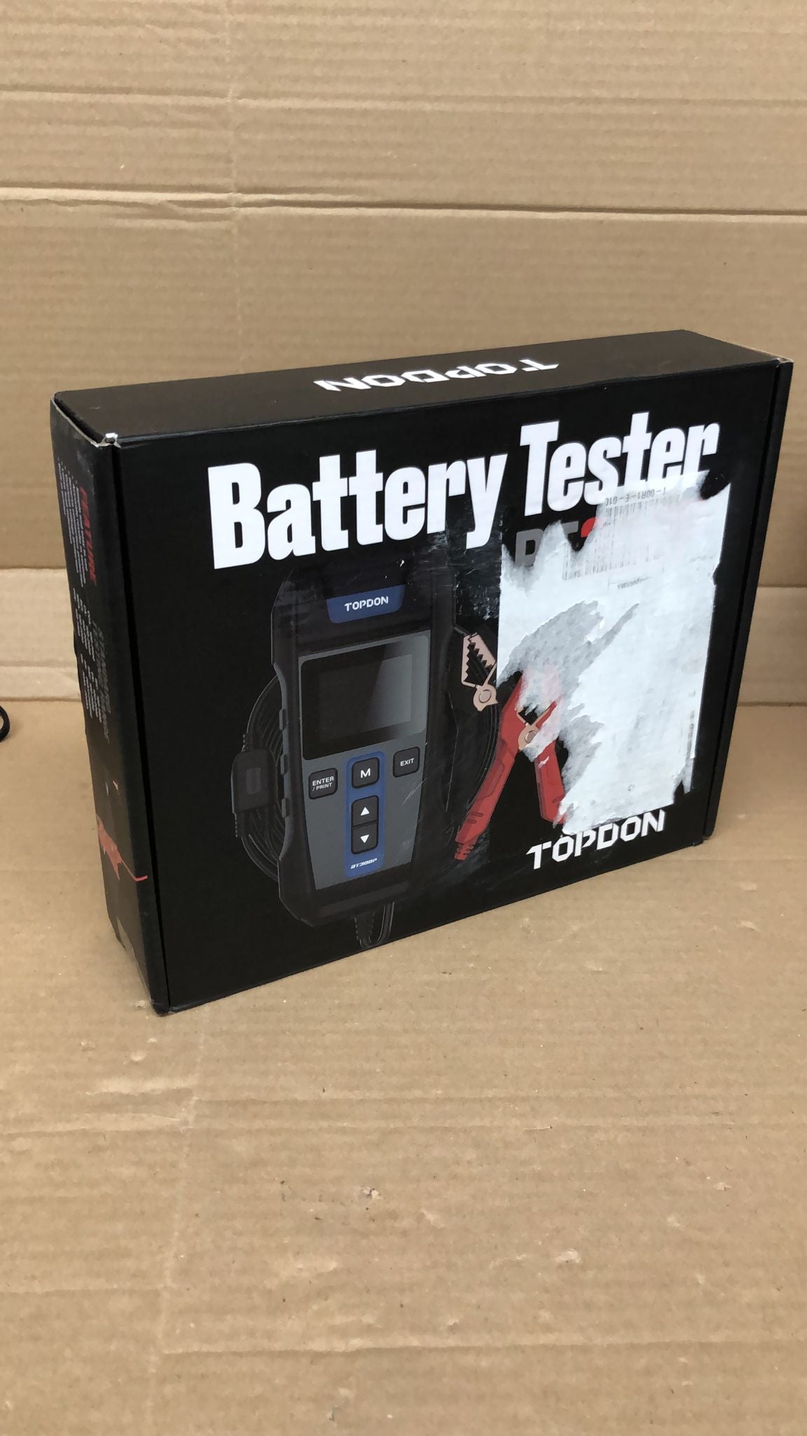 TOPDON-Car Battery Tester with Printer-BT300P, 12V 24V-2623