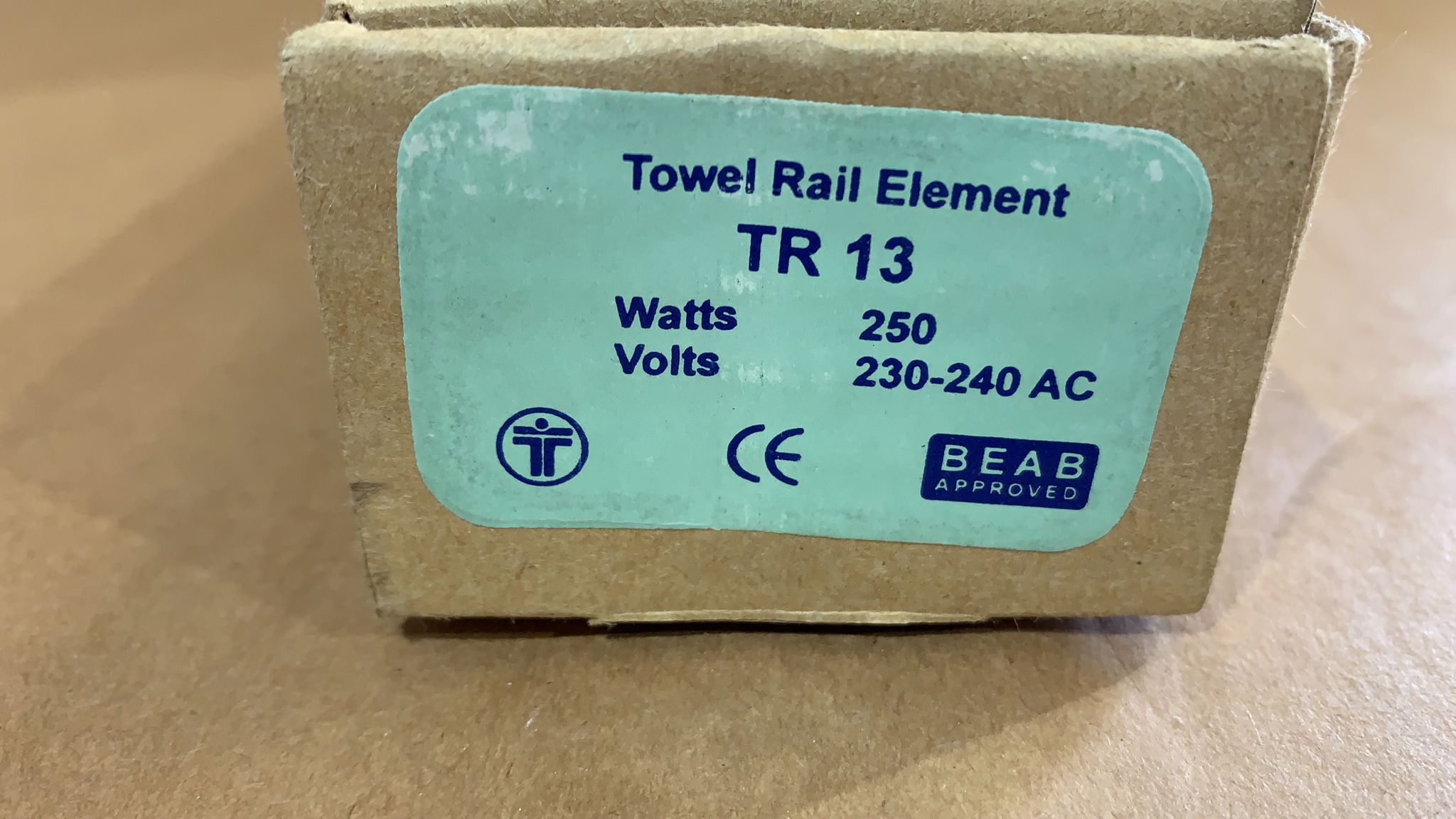 250W Towel radiator Enamel heating element 0122
