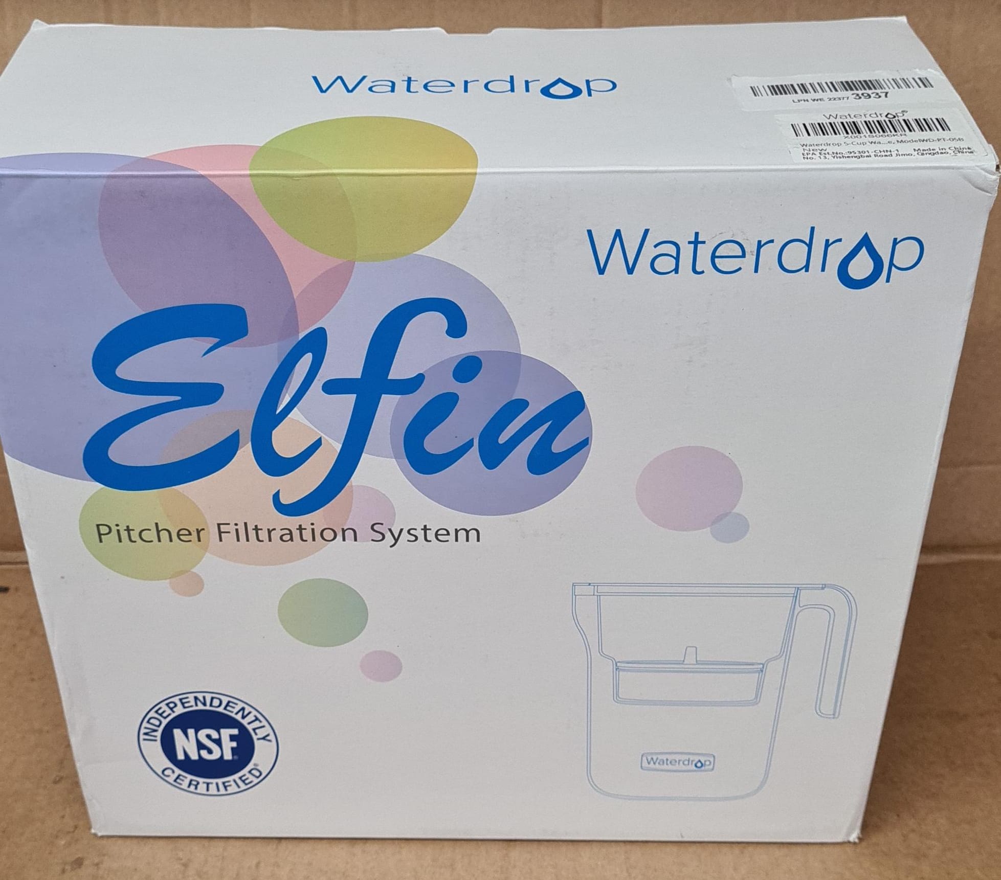 Waterdrop Elfin Fridge Water Filter Jug-3937