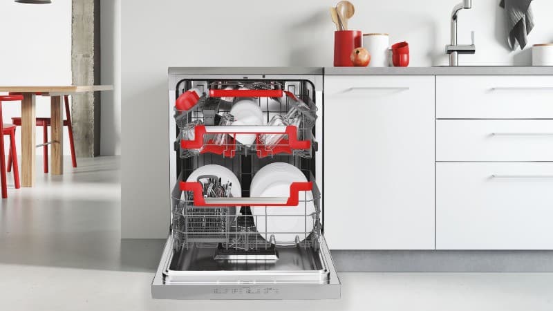 Hoover HDIN 4S613PS-80 Integrated Full size Dishwasher - X-Display Grey 4613