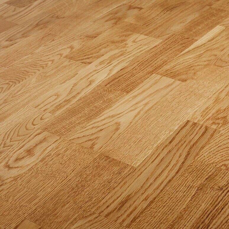 14 Planks of Bishorn Natural Oak Real wood top layer flooring, 3.55m² 7038