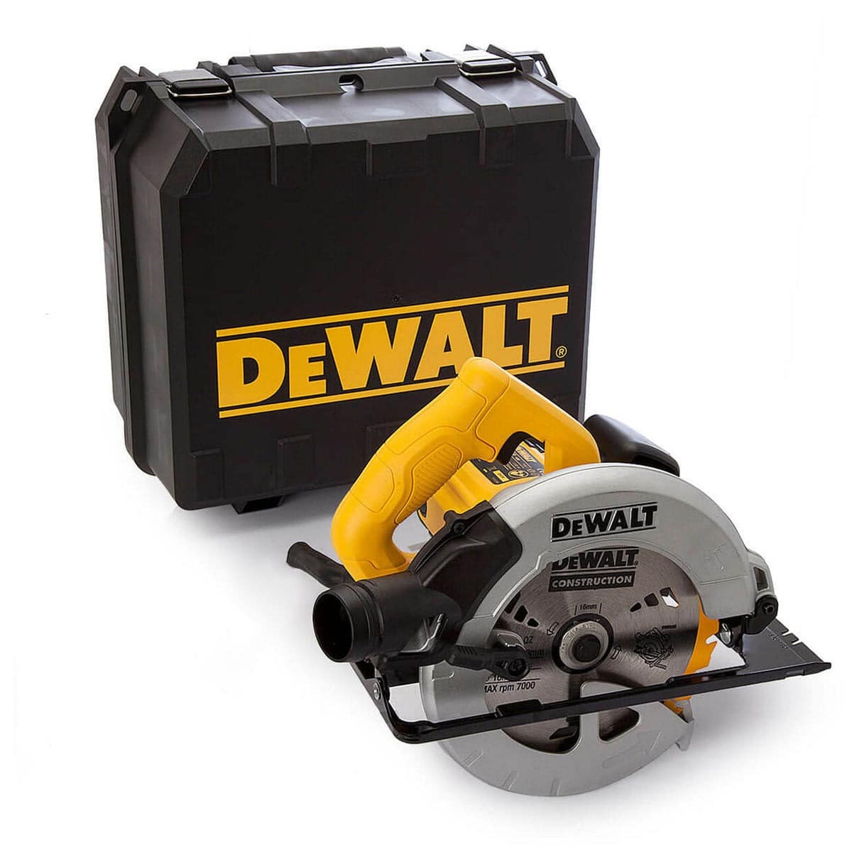 DEWALT DWE560K 184mm Compact Circular Saw & Kitbox 1350 Watt 240 Volt