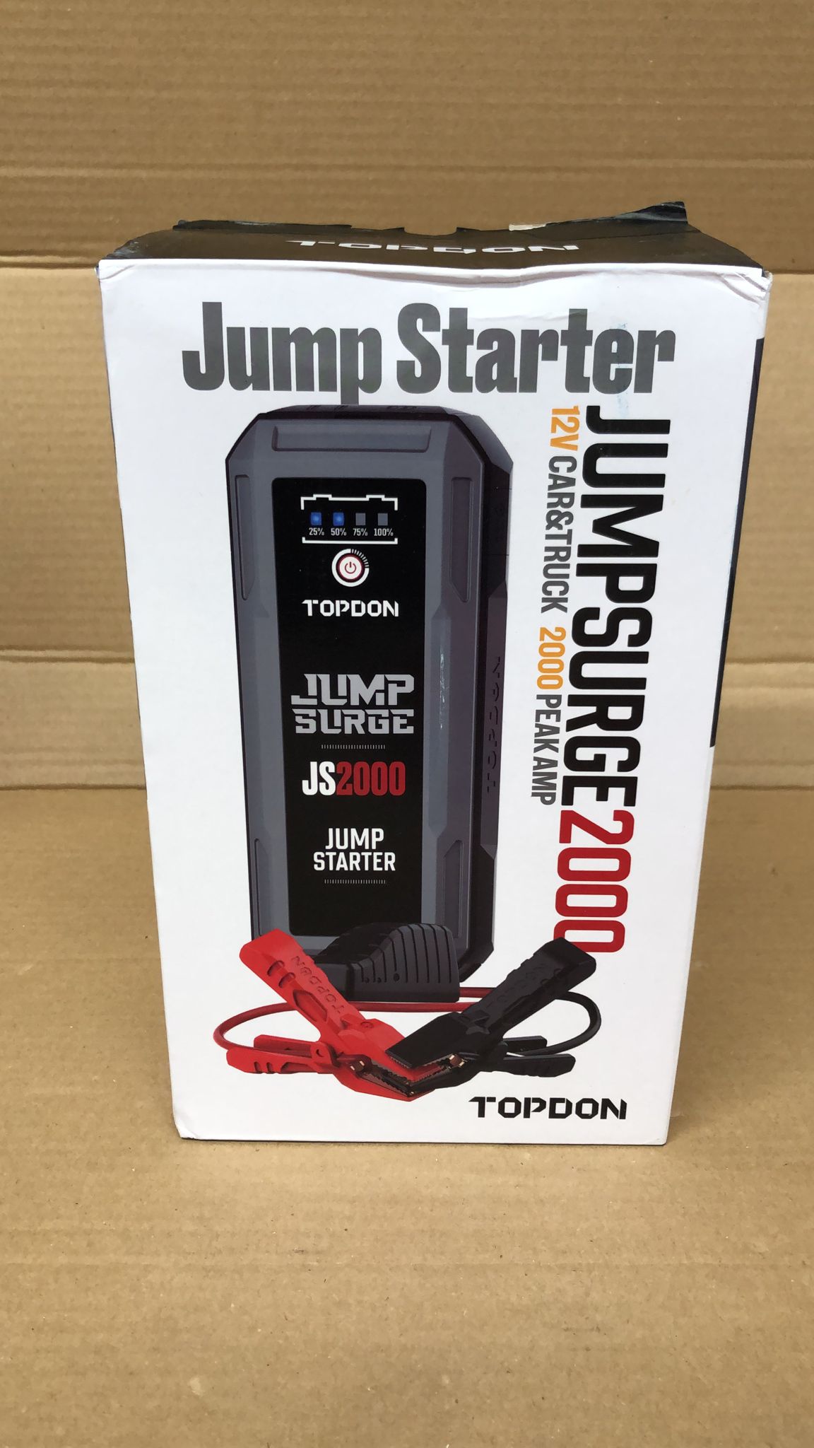 TOPDON JUMP SURGE 2000 12V JUMP STARTER AND POWER BANK (TD52130050)-2460