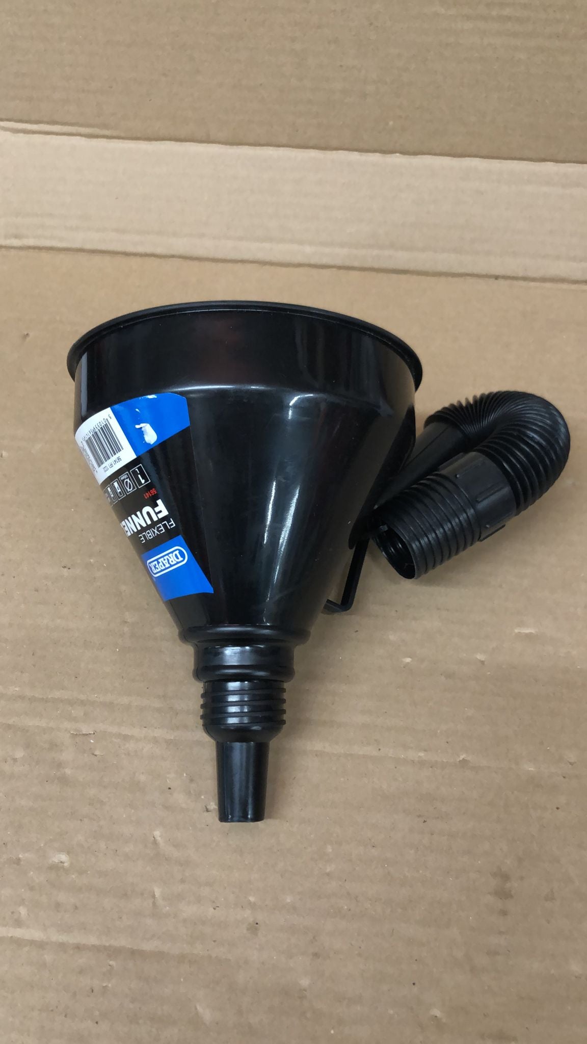 Draper 56141 Flexible Plastic Funnel , Black-1414