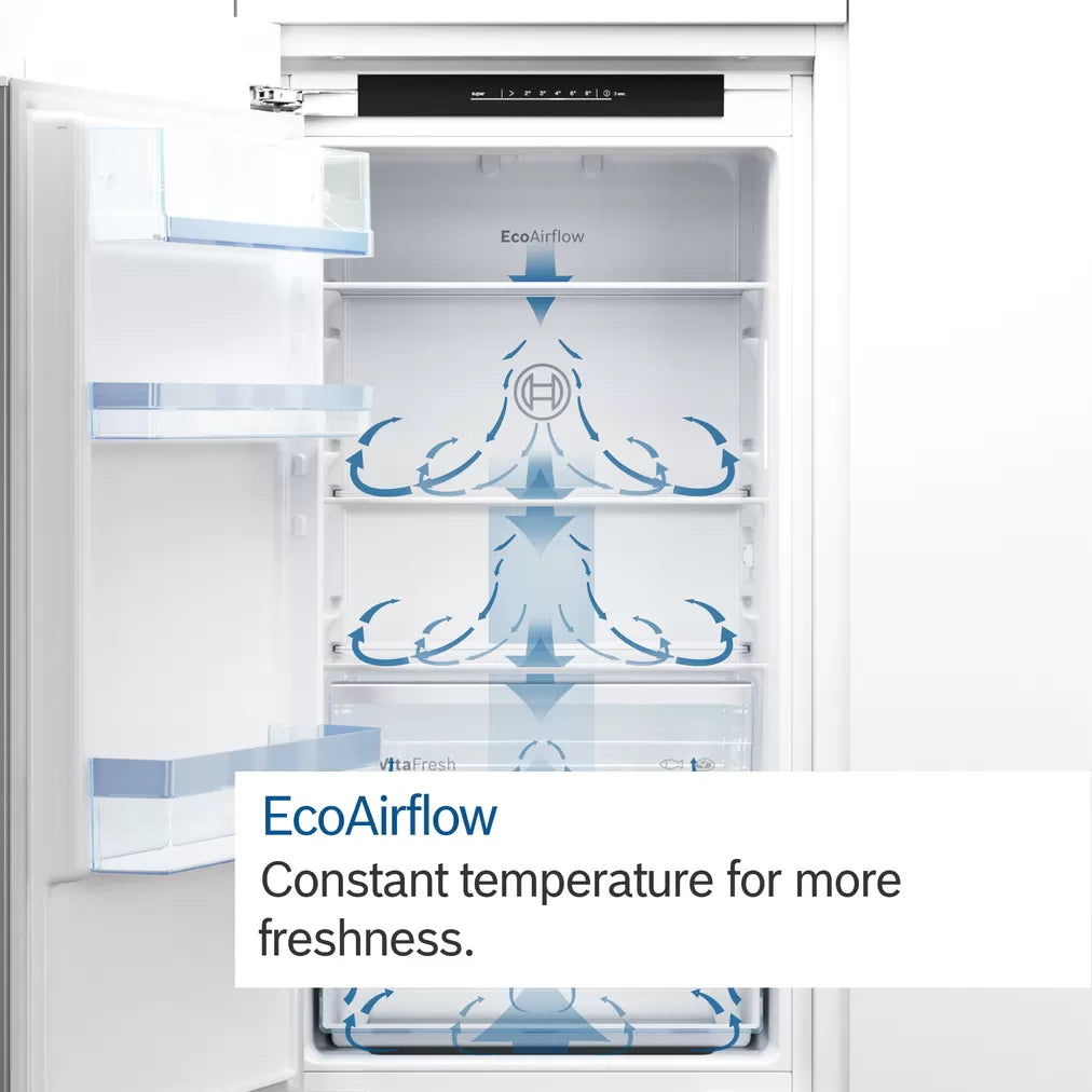 Bosch Fridge freezer-60:40 Integrated Frost Free-White-Serie 2-4871