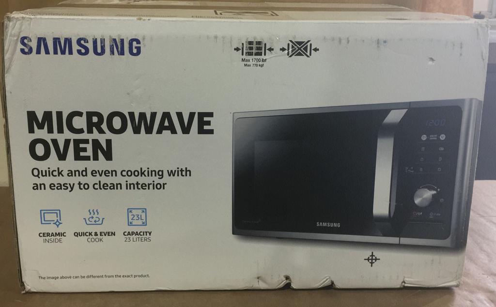 Samsung MS23F301TAK Solo Microwave, 800W, 23 Litre, Black
