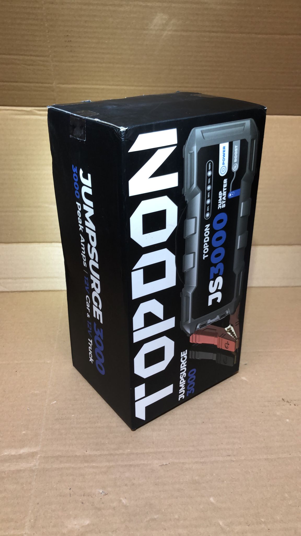 TOPDON JumpSurge3000 JS3000 3000A USB Car Jump Starter Booster Pack Power Bank-2613