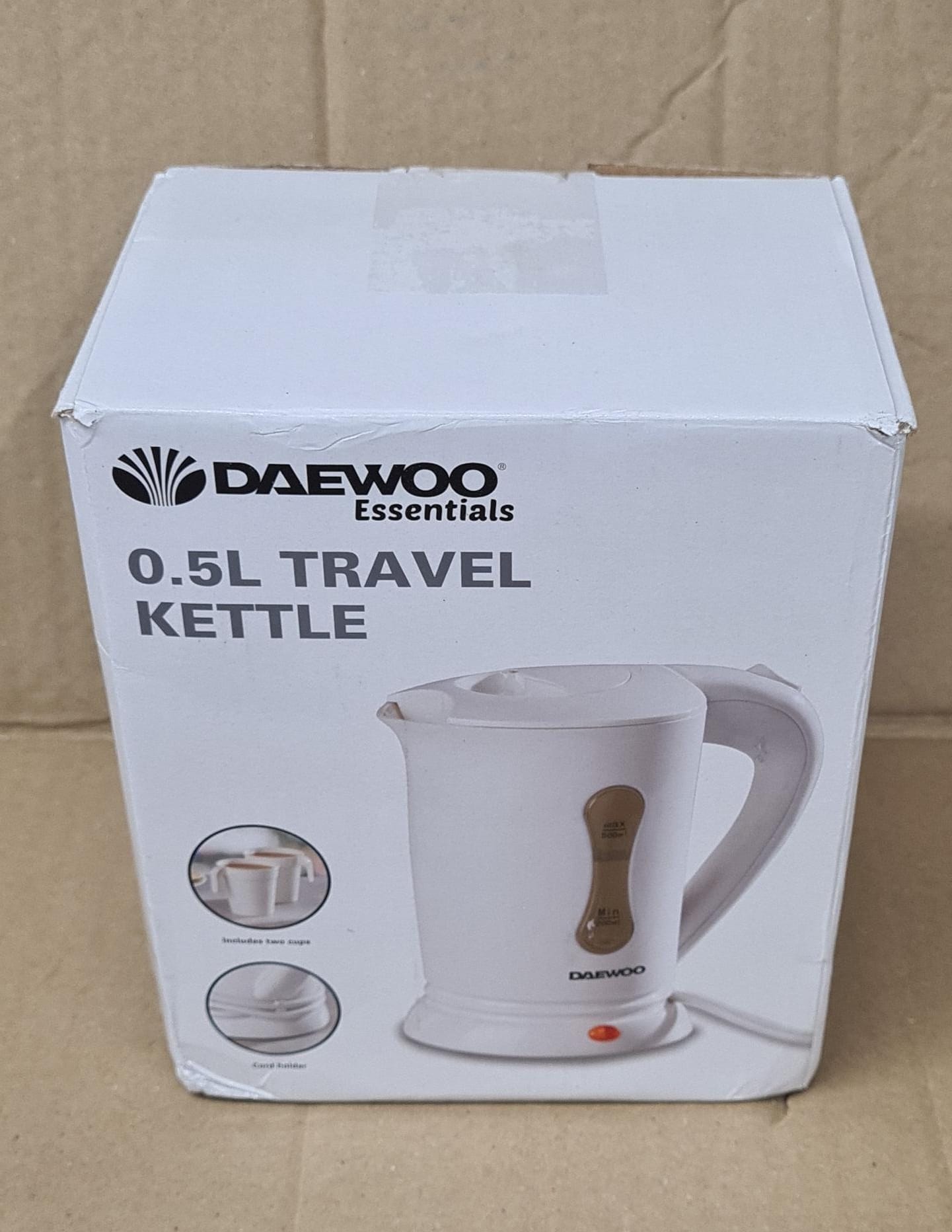 Fine Elements Travel Kettle Dual Voltage with 2 Mugs- SDA1935GE-9135
