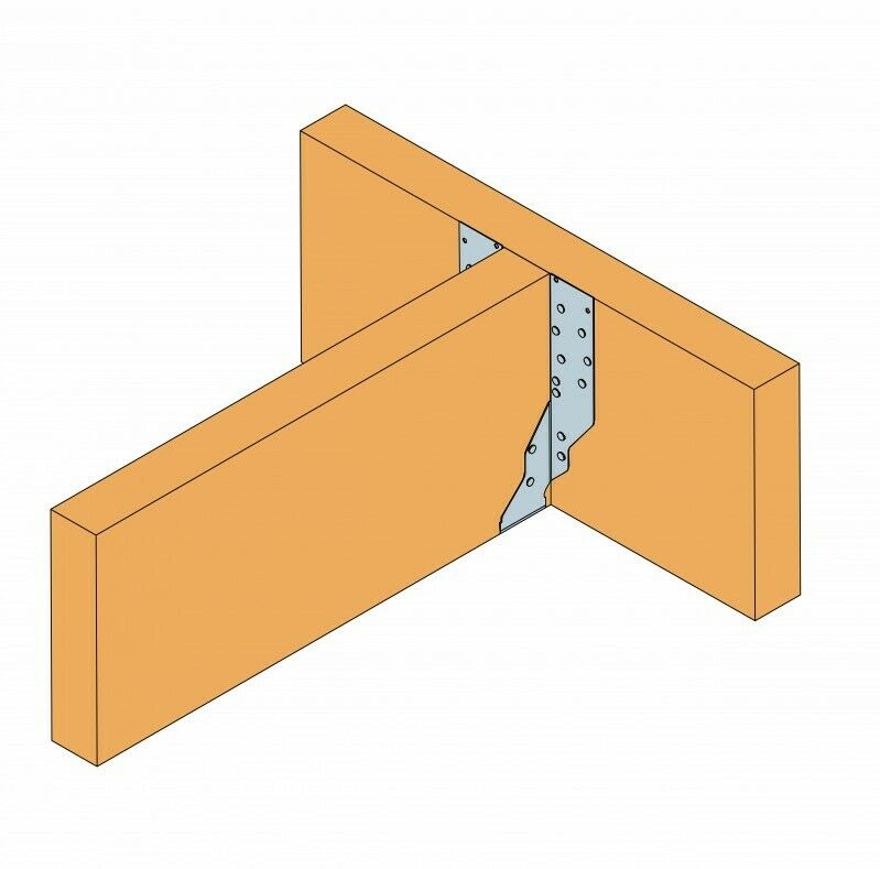 Simpson Strong-Tie JHA450/47 47mm Long Leg Joist Hanger For Timber to Timber Pre-galv