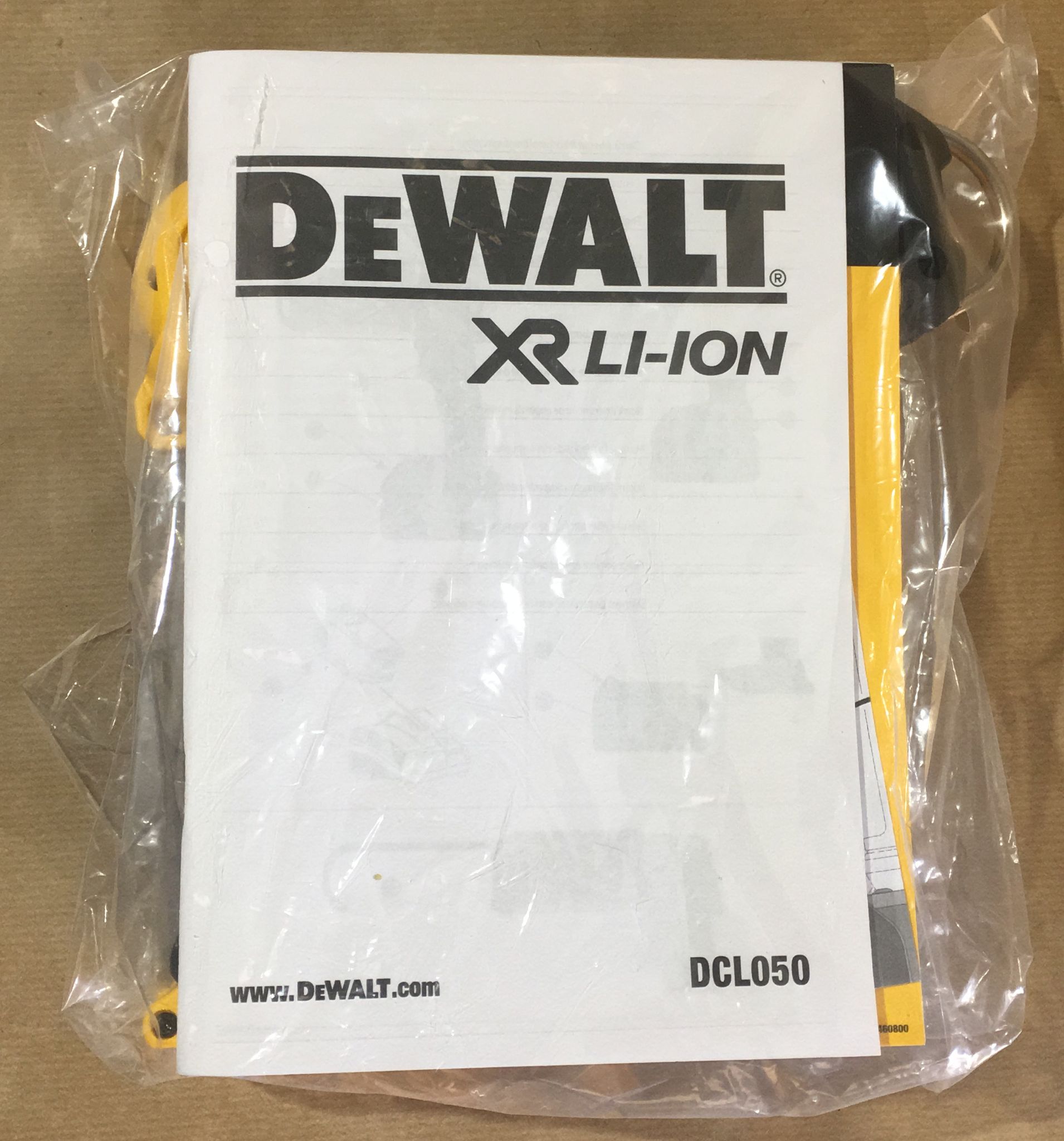 Dewalt DCL050 18v Cordless XR Handheld LED Work Light Without Battery or Charger