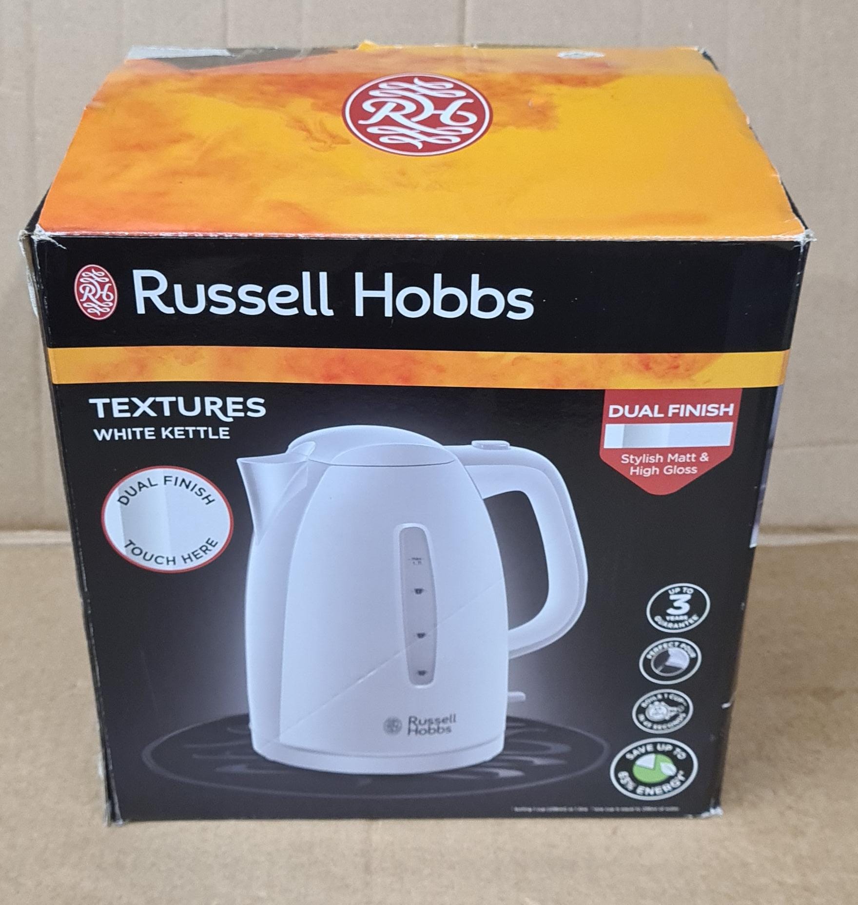 Russell Hobbs Textures White Kettle - 5711