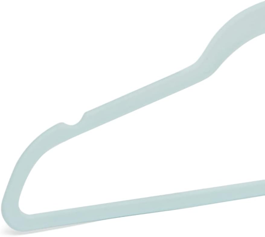Amazon Basics-Clothes Hangers-Mint Green/Gold-30-Pack-2958