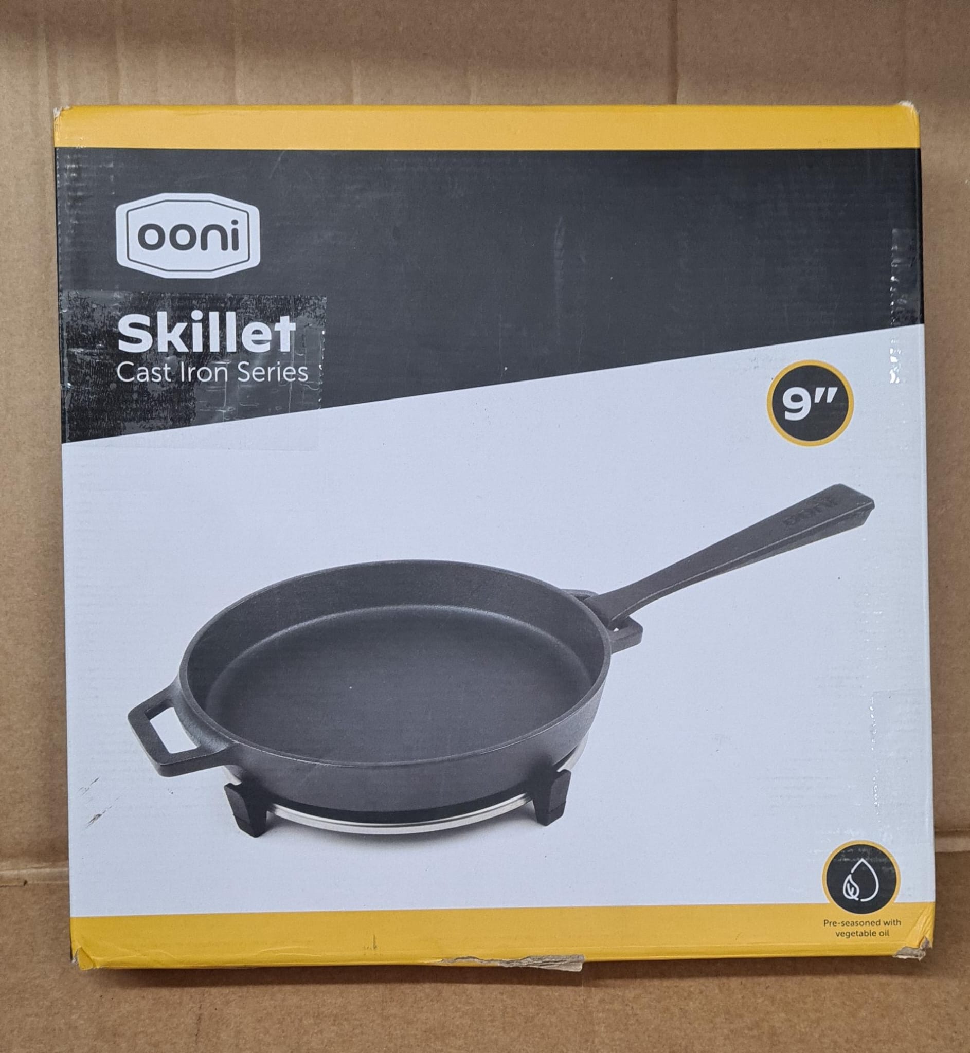 Ooni Cast Iron Skillet Pan - Iron Pan - Cast Iron Skillet - 8184