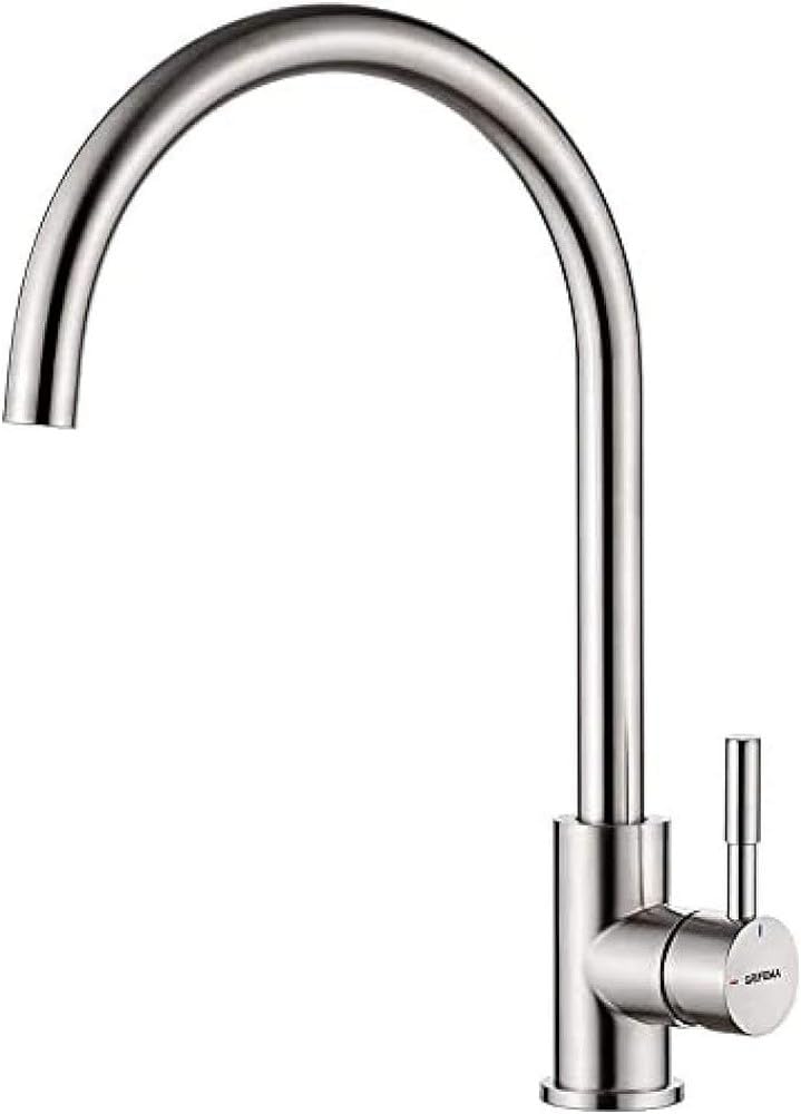 GRIFEMA Kitchen Sink Taps-1 Hole-Silver-G4008-3348