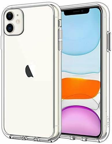 JETech Case for iPhone 11 6.1-Inch, Non-Yellowing Shockproof Phone Bumper Cover, Anti-Scratch Clear Back (Clear)-5 8465