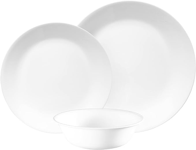 Corelle-Dinnerware Set-Winter Frost White-12pc Set-9793