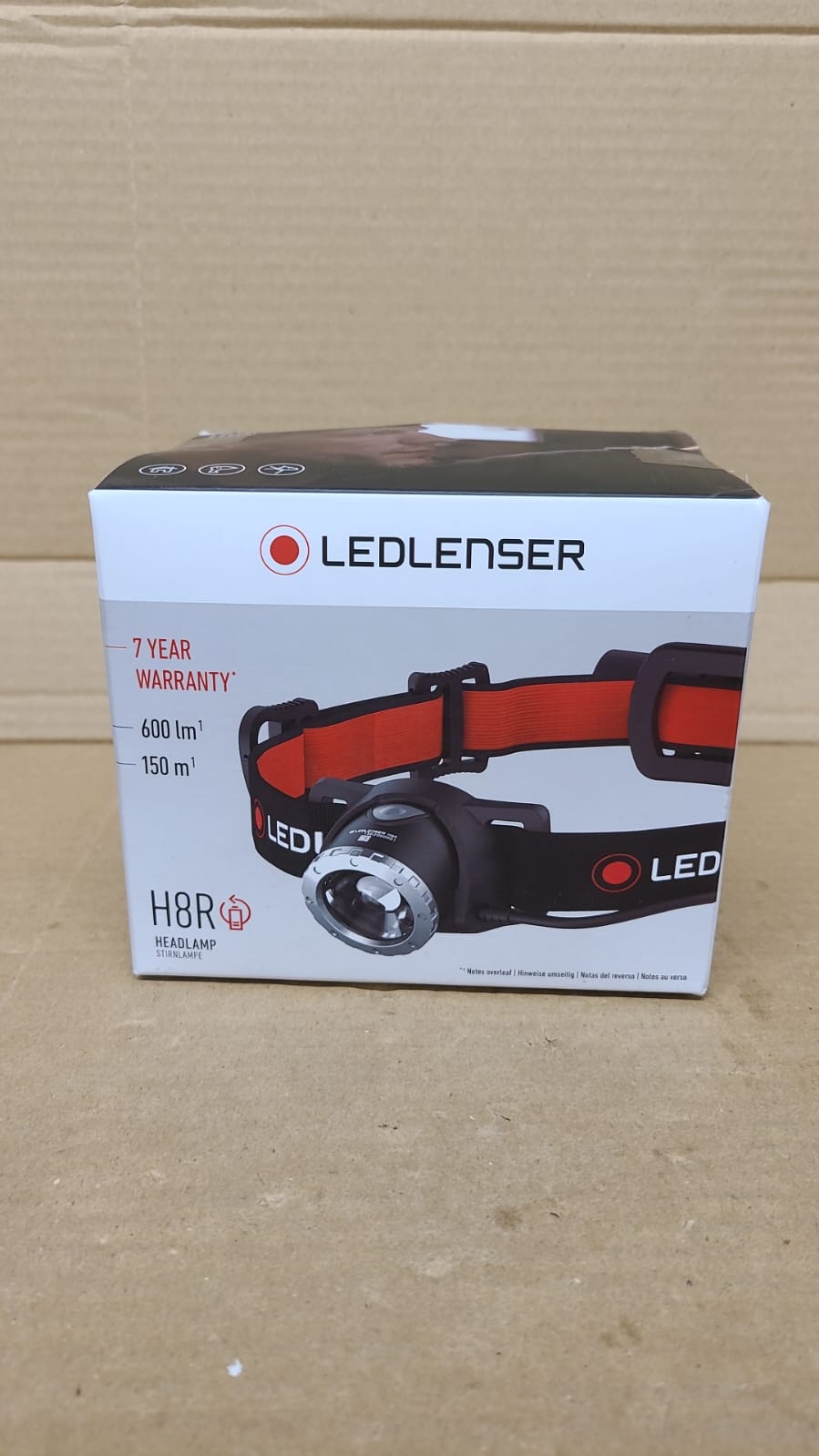 Ledlenser H8R Headlamp LED- rechargeable Lithium 18650-6291