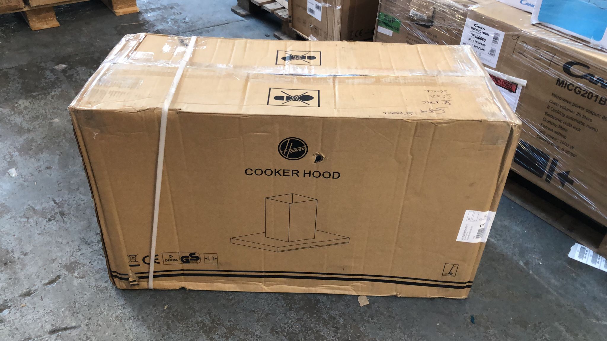 Hoover Canopy Cooker hood Stainless steel (W)90cm-HTS9CBK5XWIFI 1415