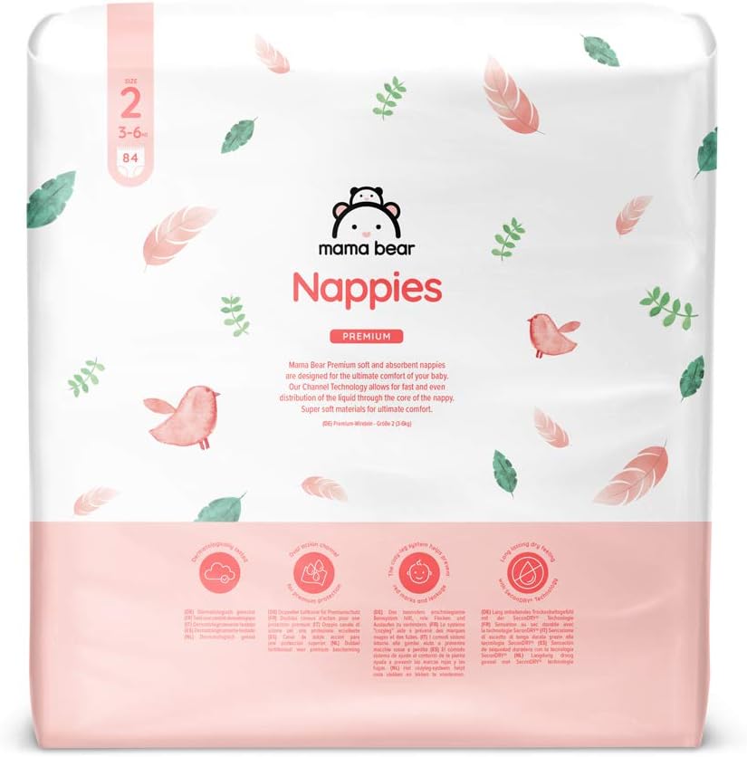 Amazon Brand - Mama Bear Premium Nappies-8706