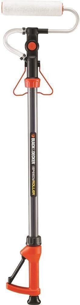 BLACK+DECKER BDPR400-XJ Speedyroller, Black/Orange - Paint Roller - BDPR400Q-XJ