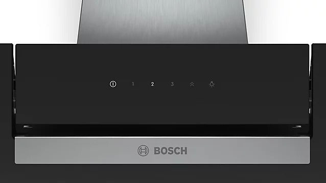 Bosch Cooker hood Glass & stainless steel,(W)80cm Black  DWK87EM60B 1284