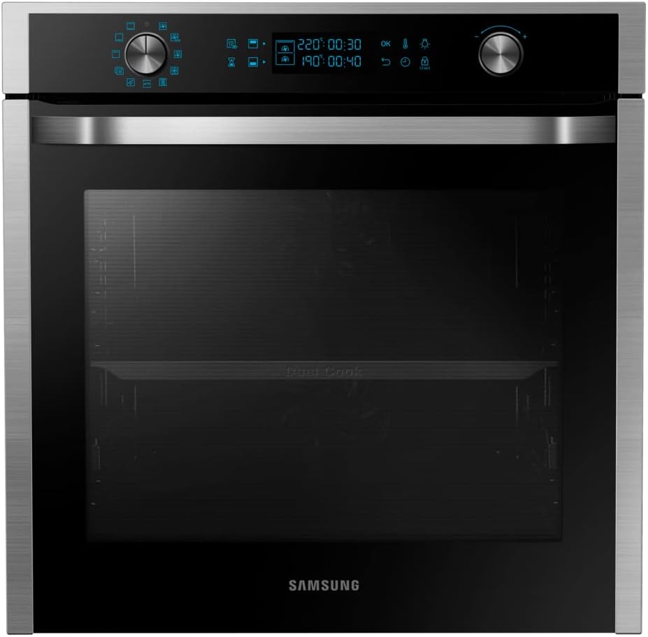 Samsung NV75R7676RS Dual Cook Flex Pyrolytic Built-in Single Oven - Stainless Steel 1016