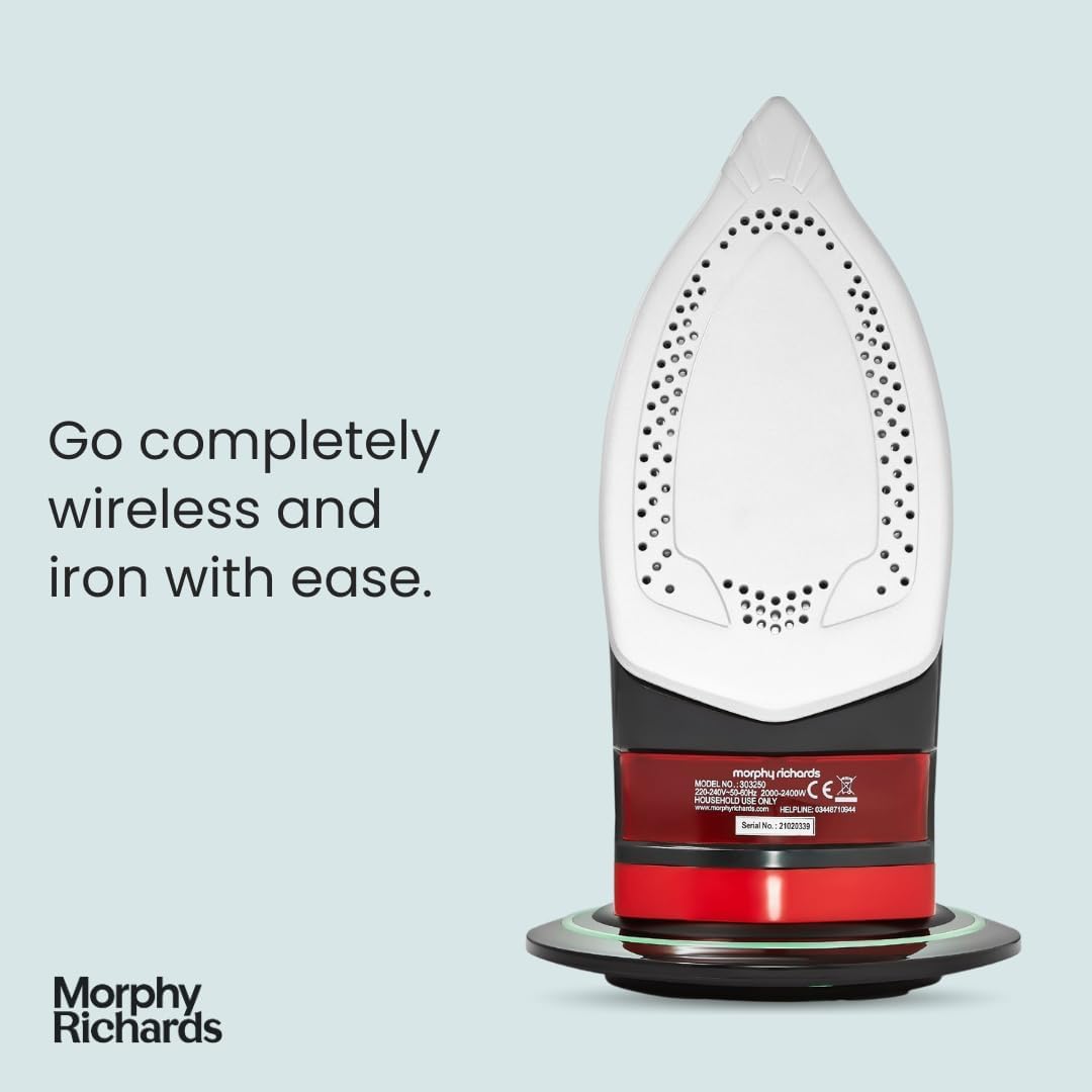 Morphy Richards 303250 Cordless Steam Iron easyCHARGE 360 Cord-5525