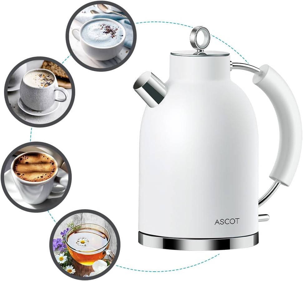 ASCOT 1.5L Stainless Steel Electric Kettle - 0011U
