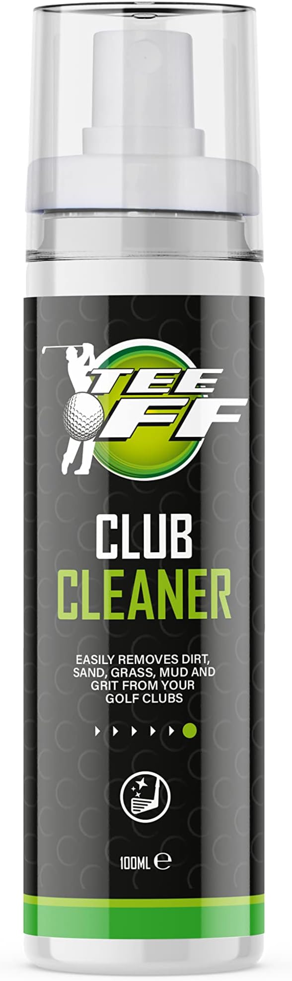 Tee Off Golf Club Cleaner | Use on Irons, Woods, Putters, Grips, Balls, Shoes and Bags-4519