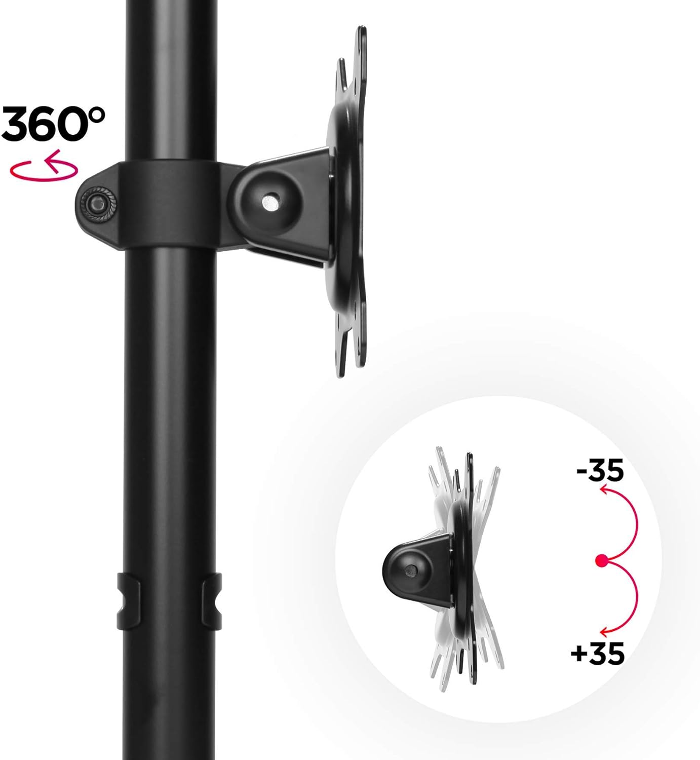 Duronic DM151X1 Monitor Arm | for Screen from 13 to 32" 9885