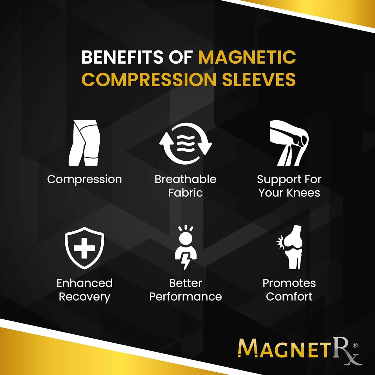 MagnetRX® Magnetic Knee Compression Sleeve -0900