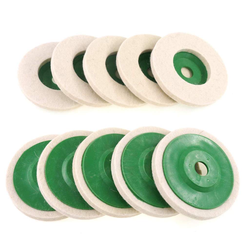 Wool Polishing Wheel Wear-resistant Buffing Pads Angle Grinder Wheel Felt Polishing Disc for Stainless Steel Ceramic-9461