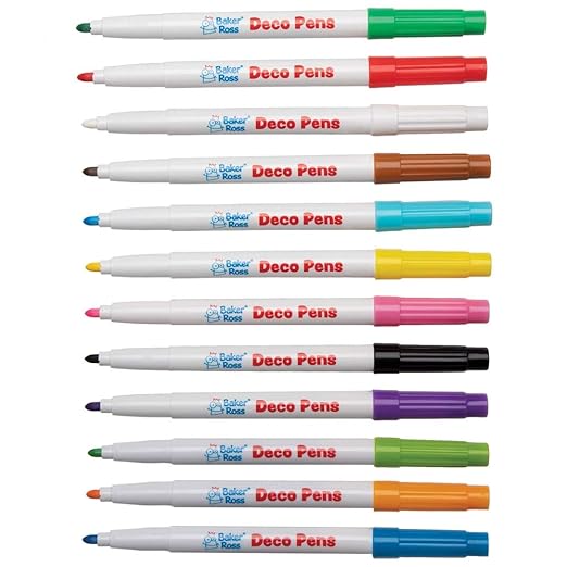 Baker Ross AX112 Deco Pens - Pack of 12-7250